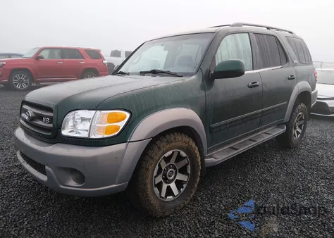 2001 Toyota Sequoia Sr5 V8 from USA, damaged, VIN 5TDBT44AX1S021611